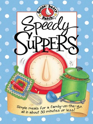 cover image of Speedy Suppers